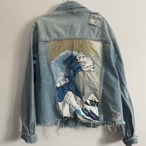 DIY Painted Jean Jacket